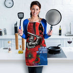 Newcastle Knights ANZAC Personalised Apron Lest We Forget Poppy Camo