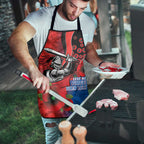 Newcastle Knights ANZAC Personalised Apron Lest We Forget Poppy Camo