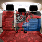 Newcastle Knights ANZAC Personalised Back Car Seat Cover Lest We Forget Poppy Camo