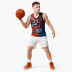 Newcastle Knights ANZAC Personalised Basketball Jersey Lest We Forget Poppy Camo