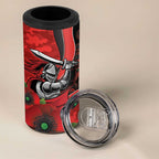 Newcastle Knights ANZAC Personalised 4 in 1 Can Cooler Tumbler Lest We Forget Poppy Camo
