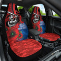 Newcastle Knights ANZAC Personalised Car Seat Cover Lest We Forget Poppy Camo