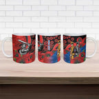 Newcastle Knights ANZAC Personalised Ceramic Mug Lest We Forget Poppy Camo
