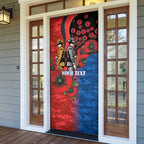 Newcastle Knights ANZAC Personalised Door Cover Lest We Forget Poppy Camo