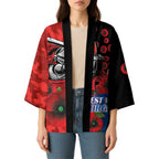 Newcastle Knights ANZAC Personalised Kimono Lest We Forget Poppy Camo