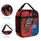 Newcastle Knights ANZAC Personalised Lunch Bag Lest We Forget Poppy Camo