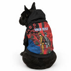 Newcastle Knights ANZAC Personalised Pet Hoodie Lest We Forget Poppy Camo