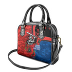 Newcastle Knights ANZAC Personalised Shoulder Handbag Lest We Forget Poppy Camo
