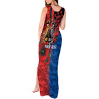 Newcastle Knights ANZAC Personalised Tank Maxi Dress Lest We Forget Poppy Camo