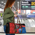 Newcastle Knights ANZAC Personalised Travel Bag Lest We Forget Poppy Camo