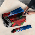 Newcastle Knights ANZAC Personalised Umbrella Lest We Forget Poppy Camo
