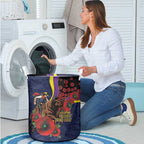 North Queensland Cowboys ANZAC Personalised Laundry Basket Lest We Forget Poppy Camo