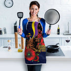 North Queensland Cowboys ANZAC Personalised Apron Lest We Forget Poppy Camo