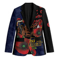 North Queensland Cowboys ANZAC Personalised Blazer Lest We Forget Poppy Camo