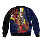 North Queensland Cowboys ANZAC Personalised Bomber Jacket Lest We Forget Poppy Camo