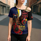North Queensland Cowboys ANZAC Personalised Cross Shoulder Shirt Lest We Forget Poppy Camo