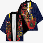 North Queensland Cowboys ANZAC Personalised Kimono Lest We Forget Poppy Camo