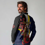North Queensland Cowboys ANZAC Personalised Long Sleeve Polo Shirt Lest We Forget Poppy Camo
