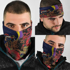 North Queensland Cowboys ANZAC Personalised Neck Gaiter Lest We Forget Poppy Camo