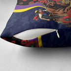 North Queensland Cowboys ANZAC Personalised Pillow Cover Lest We Forget Poppy Camo