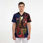 North Queensland Cowboys ANZAC Personalised Scrub Top Lest We Forget Poppy Camo