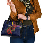 North Queensland Cowboys ANZAC Personalised Shoulder Handbag Lest We Forget Poppy Camo