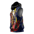 North Queensland Cowboys ANZAC Personalised Sleeveless Hoodie Lest We Forget Poppy Camo