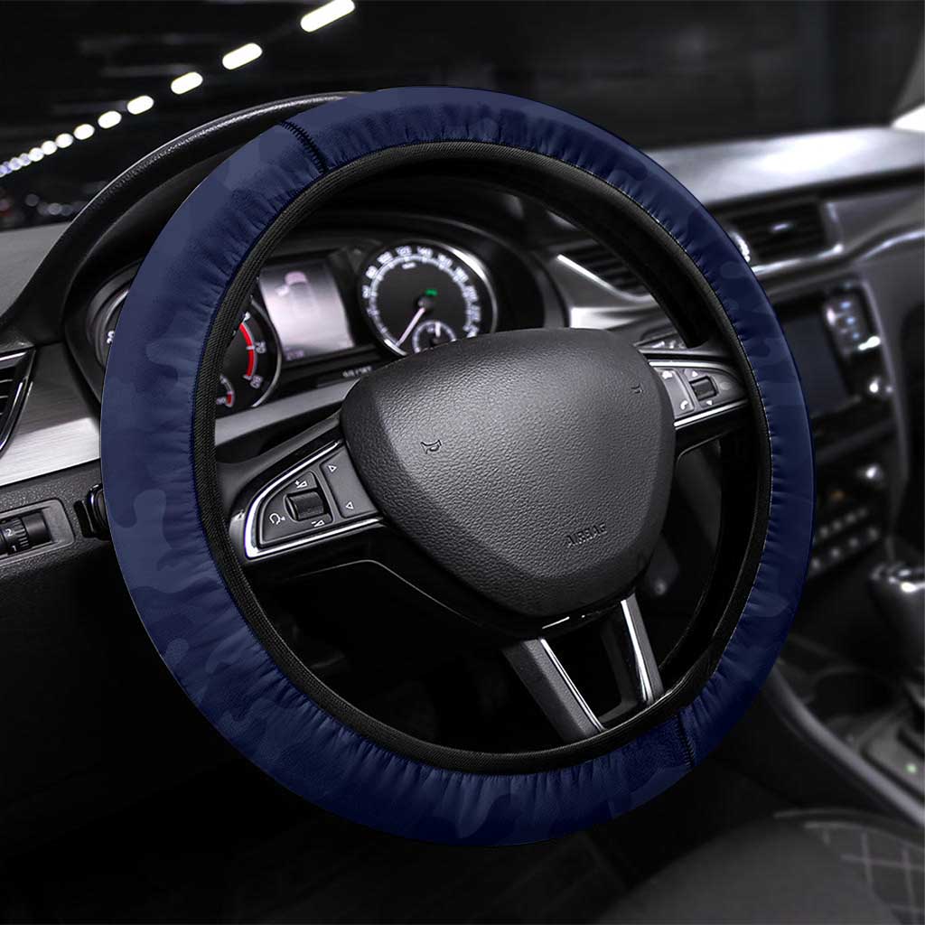 North Queensland Cowboys ANZAC Steering Wheel Cover Lest We Forget Poppy Camo