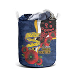 Parramatta Eels ANZAC Personalised Laundry Basket Lest We Forget Poppy Camo