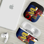 Parramatta Eels ANZAC Personalised AirPods Case Lest We Forget Poppy Camo