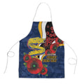 Parramatta Eels ANZAC Personalised Apron Lest We Forget Poppy Camo