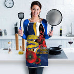 Parramatta Eels ANZAC Personalised Apron Lest We Forget Poppy Camo