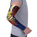 Parramatta Eels ANZAC Personalised Arm Sleeves Lest We Forget Poppy Camo