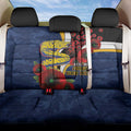 Parramatta Eels ANZAC Personalised Back Car Seat Cover Lest We Forget Poppy Camo