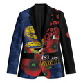 Parramatta Eels ANZAC Personalised Blazer Lest We Forget Poppy Camo