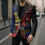Parramatta Eels ANZAC Personalised Blazer Lest We Forget Poppy Camo
