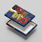 Parramatta Eels ANZAC Personalised Canvas Wall Art Lest We Forget Poppy Camo