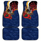 Parramatta Eels ANZAC Personalised Car Mats Lest We Forget Poppy Camo