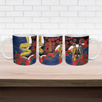 Parramatta Eels ANZAC Personalised Ceramic Mug Lest We Forget Poppy Camo