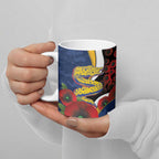 Parramatta Eels ANZAC Personalised Ceramic Mug Lest We Forget Poppy Camo