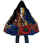 Parramatta Eels ANZAC Personalised Cloak Lest We Forget Poppy Camo