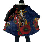 Parramatta Eels ANZAC Personalised Cloak Lest We Forget Poppy Camo