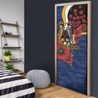 Parramatta Eels ANZAC Personalised Door Cover Lest We Forget Poppy Camo