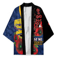 Parramatta Eels ANZAC Personalised Kimono Lest We Forget Poppy Camo
