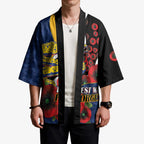 Parramatta Eels ANZAC Personalised Kimono Lest We Forget Poppy Camo