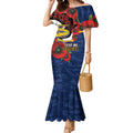 Parramatta Eels ANZAC Personalised Mermaid Dress Lest We Forget Poppy Camo