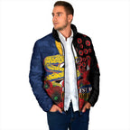 Parramatta Eels ANZAC Personalised Padded Jacket Lest We Forget Poppy Camo