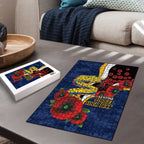 Parramatta Eels ANZAC Personalised Puzzle Lest We Forget Poppy Camo