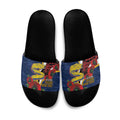 Parramatta Eels ANZAC Personalised Slide Sandals Lest We Forget Poppy Camo