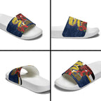 Parramatta Eels ANZAC Personalised Slide Sandals Lest We Forget Poppy Camo